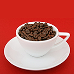 Online memory pair matching game for adults: Coffee images